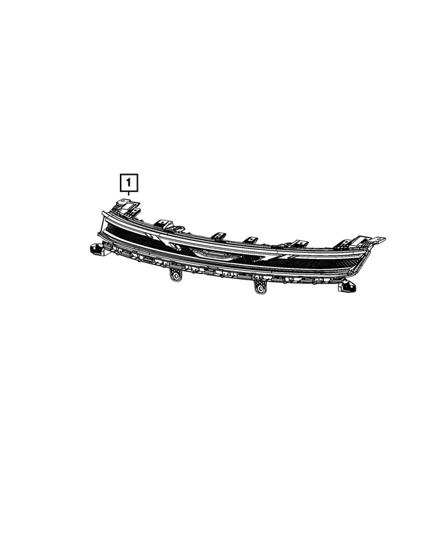 68669546AF - : Grille Illuminated Lamp for Mopar Image
