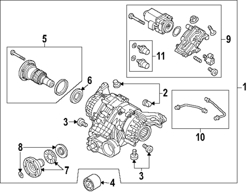 Axle & Differential for 2024 Audi RS5 #0