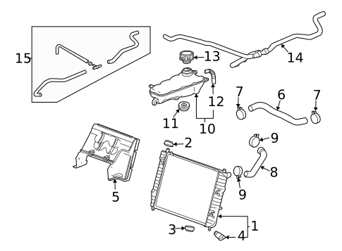 Radiator & Components for 2013 Chevrolet Corvette #0