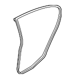 51357328771 - Body: Opening Trim for BMW: 640i Gran Coupe, 640i xDrive Gran Coupe, 650i Gran Coupe, 650i xDrive Gran Coupe, M6 Gran Coupe Image