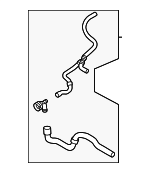 5QM122101AJ - Cooling System: Upper Hose for Volkswagen: Taos Image