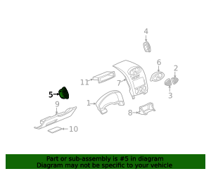 Dashboard Air Vent - Direct Airflow, OEM Style | AutoNation Parts