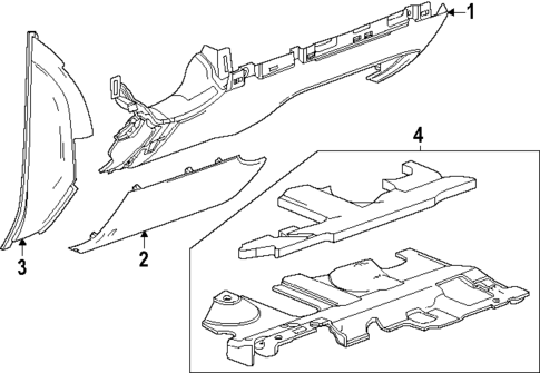Instrument Panel Components for 2025 GMC Sierra EV #2