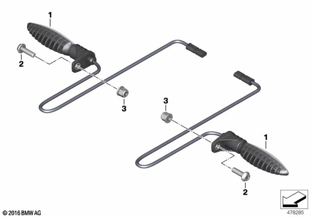 63138522499 - Lights: Led Turn Indicator -  for BMW-Motorrad Image