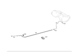 2044700364 - Fuel System: Fuel Line for Mercedes-Benz: C300, C350, C63 AMG, E550, GLK250, GLK350 Image