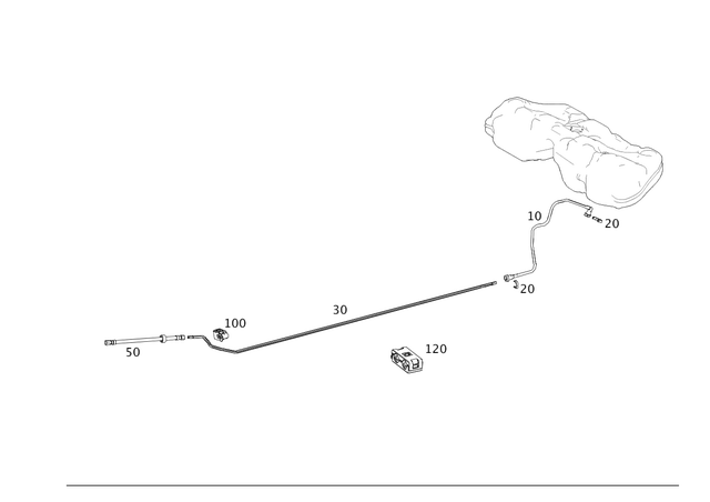 204470036464 - Fuel System: Fuel Line for Mercedes-Benz Image image