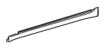 7585150902 - Body: Rocker Molding for Lexus: LS460, LS600h Image