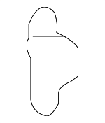 90565SJA003 - Body: Upper Seal Clip for Acura: RL Image