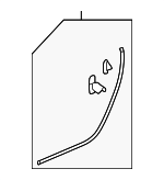 72869SJAA01 - Body: Rear Seal for Acura: RL Image