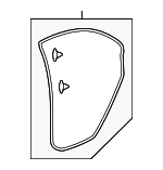 72850SJAA01 - : Surround Weather-Strip for Acura Image