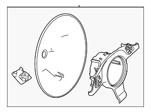 970347803B19J9 - Steering: Steering Wheel for Porsche Image