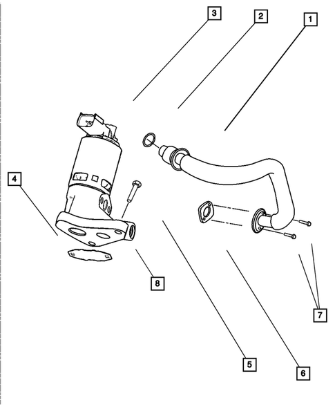 EGR System for 2008 Dodge Dakota #0