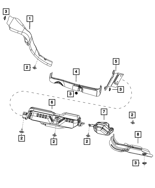 4881502AE - Exhaust: Exhaust Shield for Mopar Image image