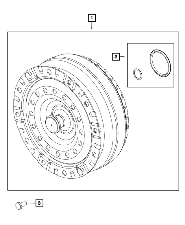68720341AA - Transmission: Torque Converter Kit for Mopar Image