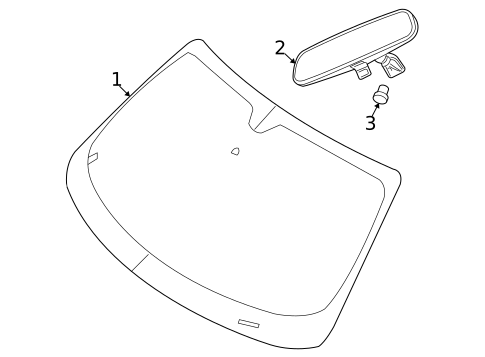 Glass, Windows & Related Components for 2016 Dodge Challenger #0