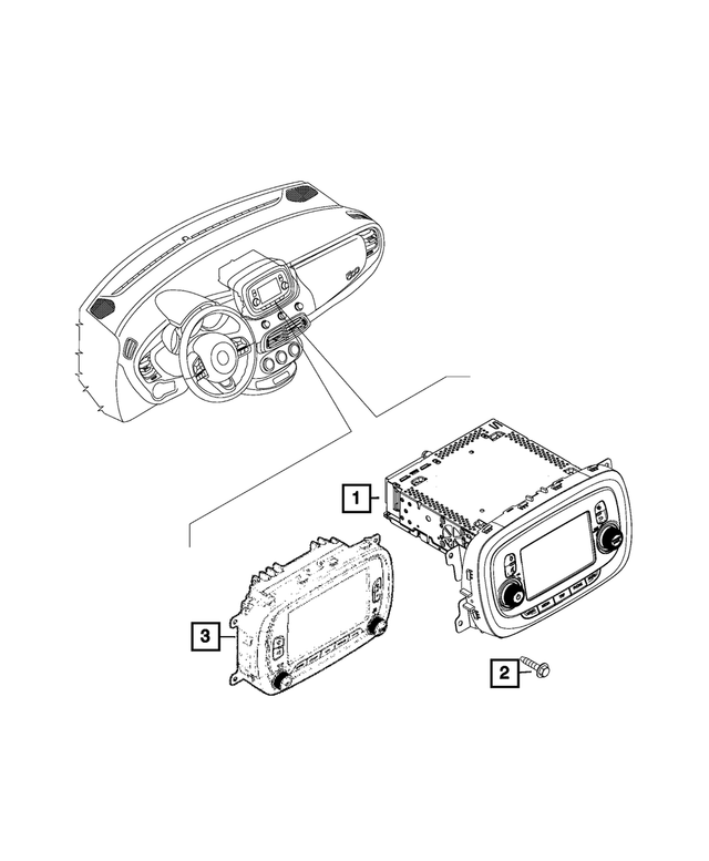 6MX56LXHAA - Electrical: Multi Media Radio for Mopar Image