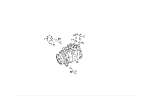 A/C Compressor for 2006 Mercedes-Benz G55 AMG #0