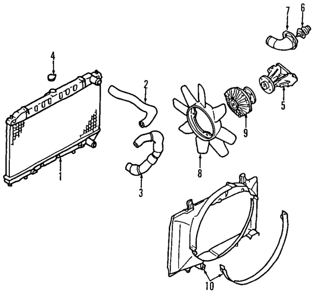 1304953F00 - : Thermostat Housing for Nissan Image