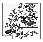 23362979 - Body: Seat Assembly for Cadillac: Escalade, Escalade ESV | Chevrolet: Silverado 1500, Suburban, Tahoe | GMC: Sierra 1500, Yukon, Yukon XL Image