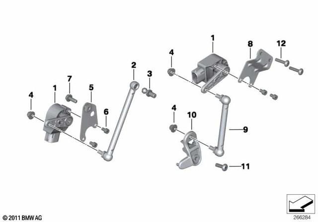 63127704973 - Lights: Regulating Rod -  for BMW-Motorrad Image