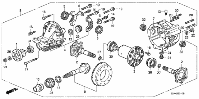 Rear Differential for 2001 Honda S2000 #0