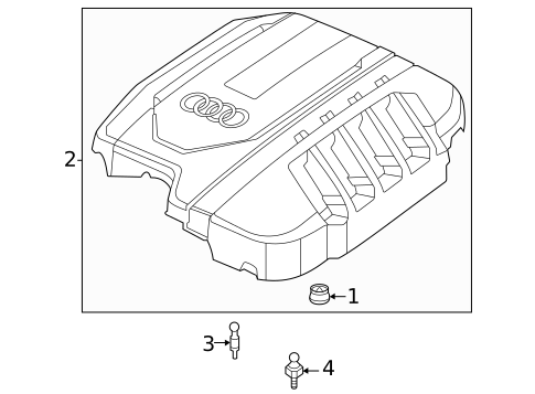 Engine Appearance Cover for 2025 Audi A4 allroad #0