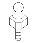 WHT005593 - Engine: Engine Cover Ball Stud for Audi: A4, A4 allroad, A4 Quattro, A5 Quattro, A5 Sportback, A6, A6 Quattro, A7 Sportback, Q5, Q5 PHEV, Q5 Sportback, S3, TTS Quattro Image