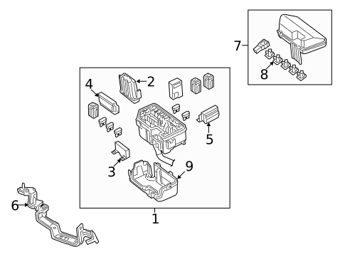 Electrical Components for 2015 Honda Crosstour #1