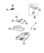 6QM18MS7AA - Electrical: Overhead Console for Mopar Image