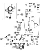 Suspension Shock Absorber Kit, Right