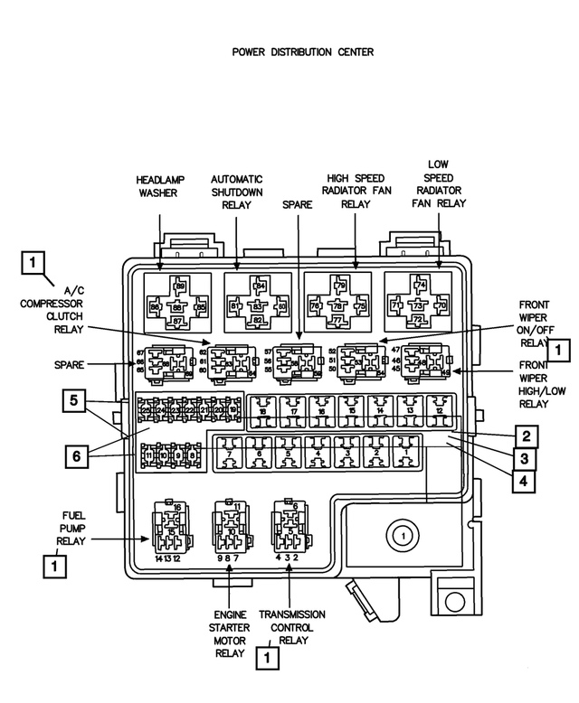56006709 - : Mopar Relay Mini for Mopar Image