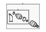 3Q0498099E - Suspension: Outer Joint Assembly for Audi Image