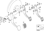35216752781 - Pedals: Brake Lever for BMW Image