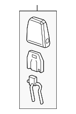 84742242 - : Headrest, Outer for GMC: Sierra 1500, Sierra 2500 HD, Sierra 3500 HD Image