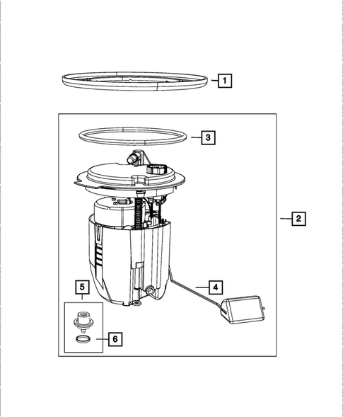 Fuel Pump and Sending Unit for 2012 Chrysler 200 #0