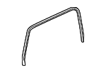 15857164 - Body: Glass Weather-strip for Hummer: H3, H3T Image