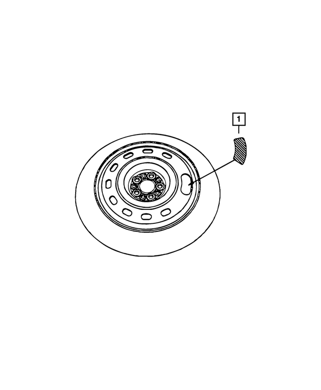 68229416AA - Labels: Tire Storage Label for Mopar Image