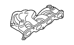 1555A412 - Exhaust: Exhaust Manifold for Mitsubishi Image