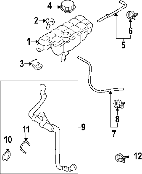 Coolant Reservoir for 2025 Ford F-150 #0