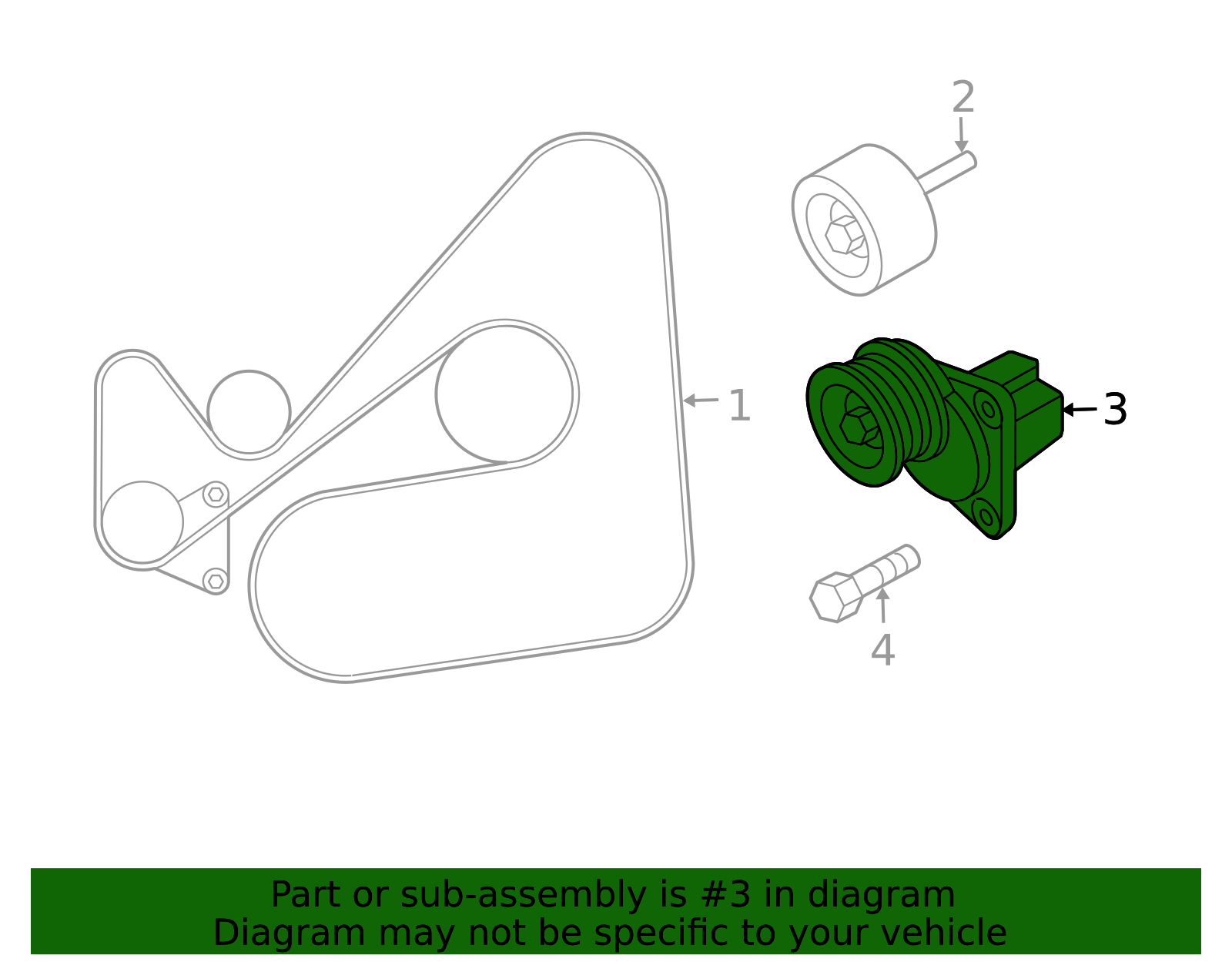 thumbnail image 2 of Mazda 6 Belt Tensioner - Best Belt Tensioner For Mazda 6 2 of 11