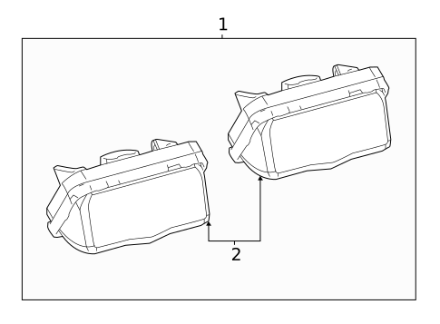 License Lamps for 2025 Toyota Mirai #0