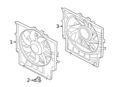 Cooling Fan for 2013 BMW X1 #0