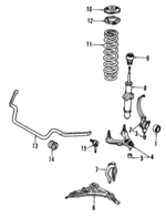 51631SP0013 - : Strut Mount for Acura Image