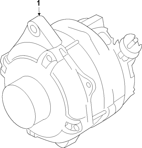 Alternator for 2017 Ford Police Interceptor Utility #1