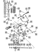 4782310AA - Rear Suspension: Suspension Shock Absorber for Mopar Image