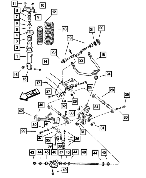 Rear Suspension for 2002 Dodge Stratus #0