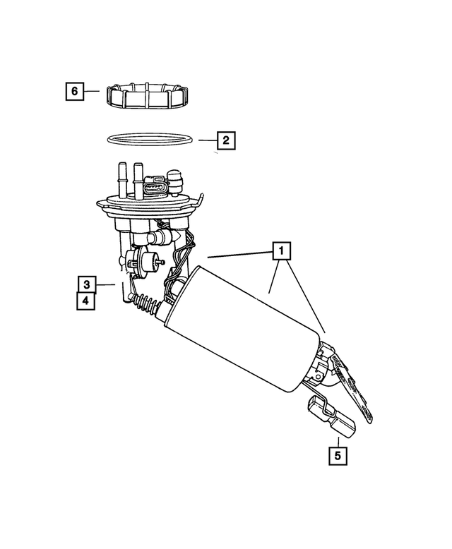 « 5127562AD – Fuel : Pomp Carburant/unité Niveau Trs Module pour Mopar Image »