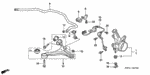 957011001808 - Chassis: BOLT, FLANGE (10X18) for Honda Image