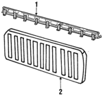 F6TZ9842072AA - Body: Belt Weather-strip for Ford: Bronco Image