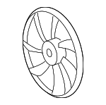1636138080 - Cooling System: Fan Blade for Lexus: GS460, LS460, LS600h Image